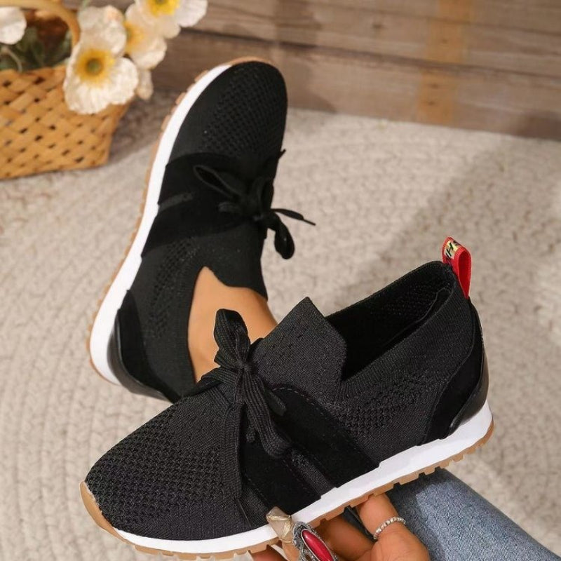 Baskets Femme Slip-On Légères Lacets Casual Marche Quotidienne Respirantes - Hiverline