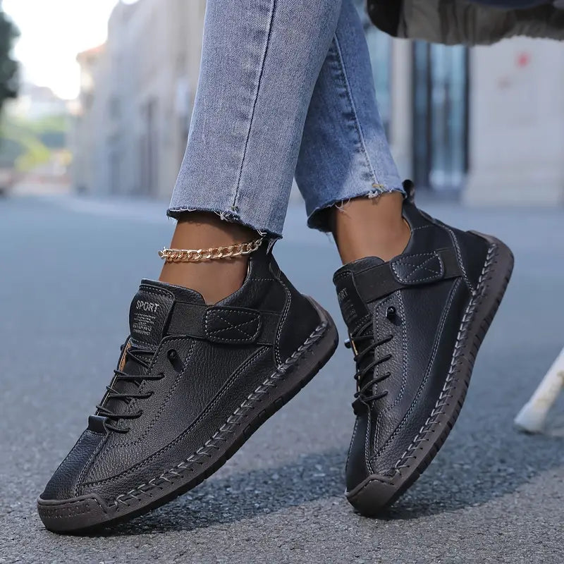 Baskets Femme Slip-On Semelle Coussinée Casual Confort Légères Hiver - Hiverline