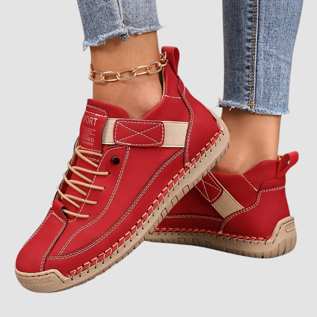 Baskets Femme Slip-On Semelle Coussinée Casual Confort Légères Hiver - Hiverline