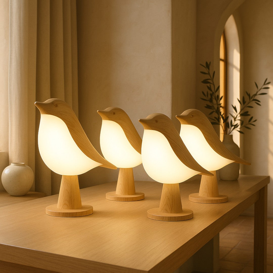 Lampe LED Design Oiseau Moderne