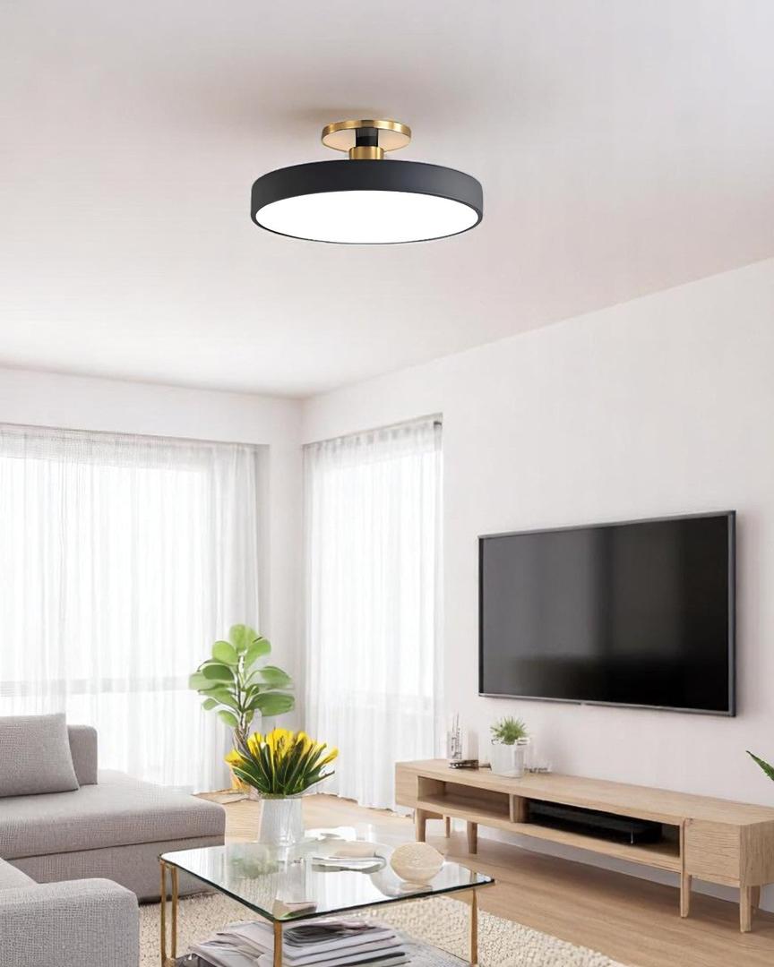 Plafonnier Semi-Encastré au Design Moderne