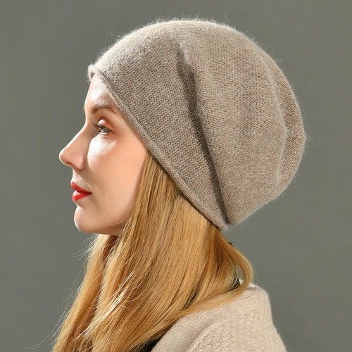 Bonnet Femme Slouchy à Couronne Tombante - Hiverline