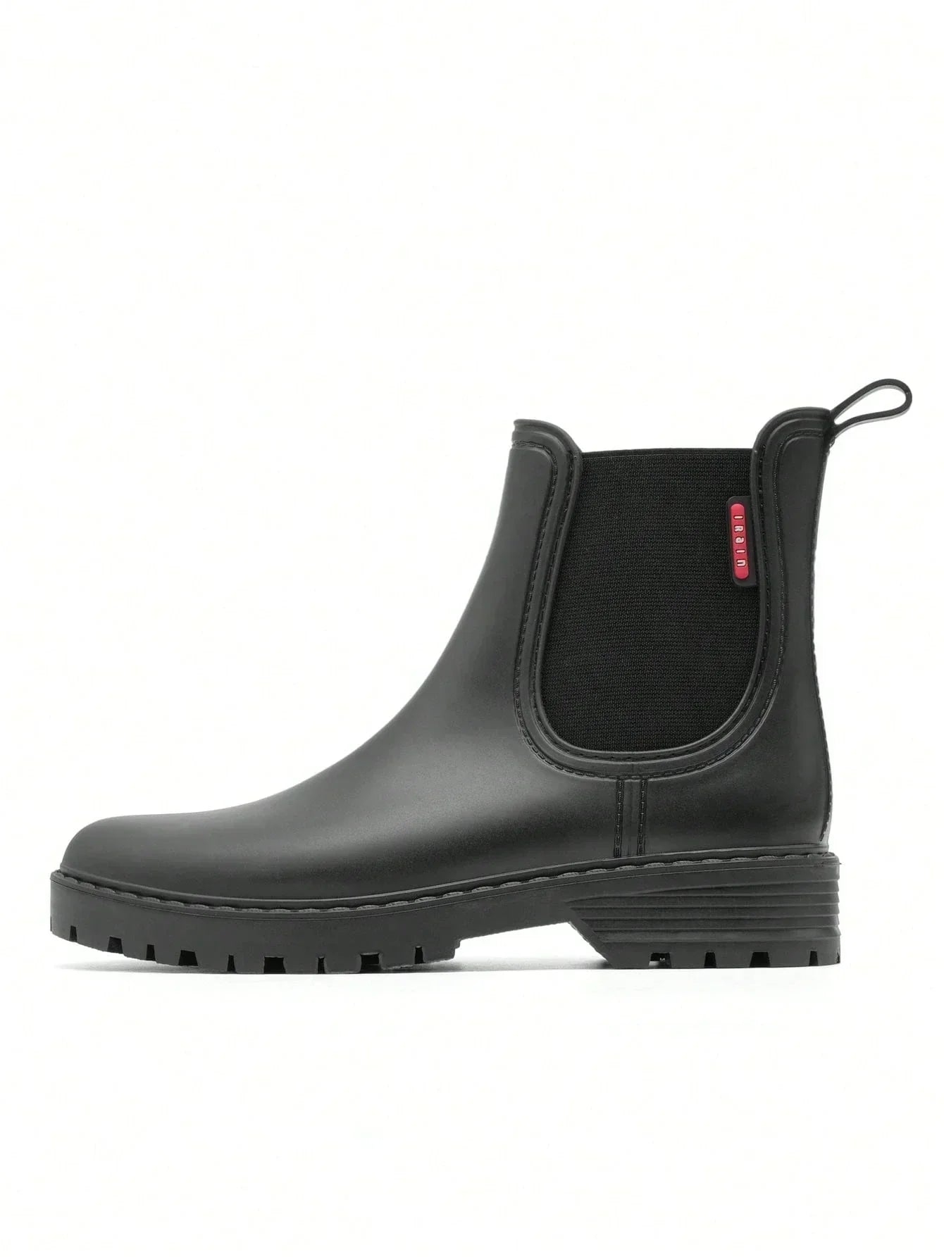 Bottes de Pluie Chelsea Femme Imperméables Antidérapantes Caoutchouc Mat - Hiverline