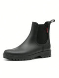 Bottes de Pluie Chelsea Femme Imperméables Antidérapantes Caoutchouc Mat - Hiverline