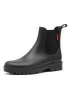 Bottes de Pluie Chelsea Femme Imperméables Antidérapantes Caoutchouc Mat - Hiverline