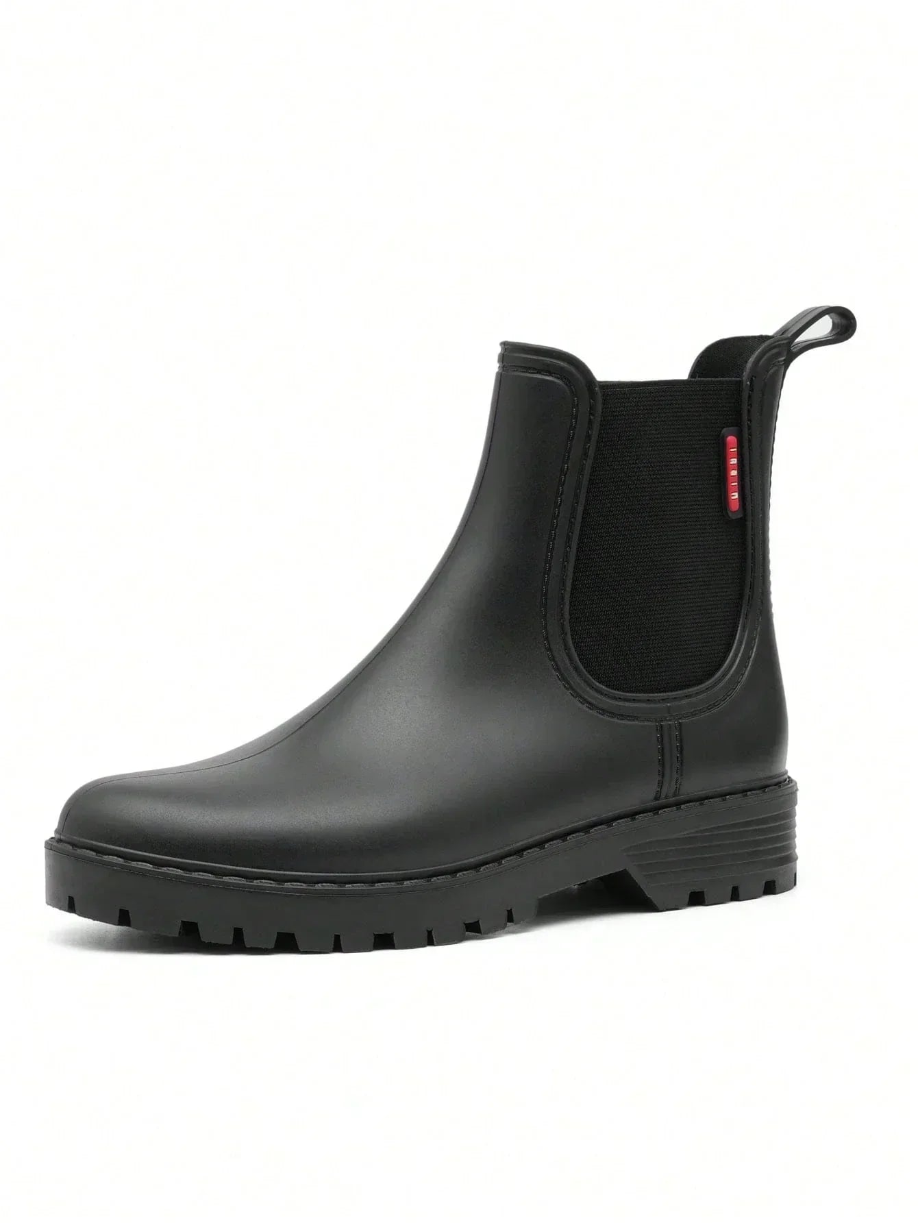 Bottes de Pluie Chelsea Femme Imperméables Antidérapantes Caoutchouc Mat - Hiverline