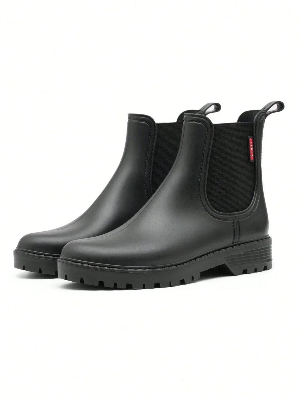 Bottes de Pluie Chelsea Femme Imperméables Antidérapantes Caoutchouc Mat - Hiverline