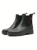 Bottes de Pluie Chelsea Femme Imperméables Antidérapantes Caoutchouc Mat - Hiverline