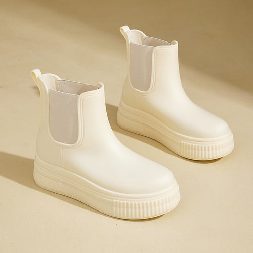 Bottines Femme Chelsea Imperméables à Semelle Plateforme - Hiverline