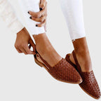 Orthopädische Slipper für Damen zum Hineinschlüpfen mit Dreifach-Bogenstütze, Schmerzlinderung und Haltungskorrektur – Selene