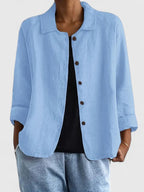 T-shirt Tricot Sophistiqué Femme Coupe Ample Confort Toute la Journée Météo Transitoire Douillet – Claudine