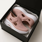 Chaussures de Marche Femme à Enfiler Velcro Semelle Plateforme Coussinée Respirantes Casual - Hiverline