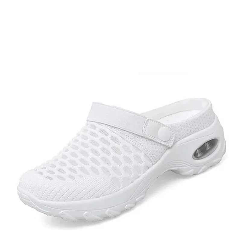 Chaussures de Marche Femme Coussin d'Air Semelle Épaisse Slip-On Confort Quotidien - Hiverline