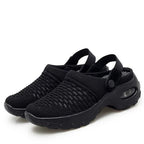 Chaussures de Marche Femme Coussin d'Air Semelle Épaisse Slip-On Confort Quotidien - Hiverline