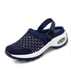 Chaussures de Marche Femme Coussin d'Air Semelle Épaisse Slip-On Confort Quotidien - Hiverline
