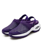 Chaussures de Marche Femme Coussin d'Air Semelle Épaisse Slip-On Confort Quotidien - Hiverline