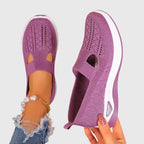 Chaussures de Marche Femme Slip-On Légères Semelle Coussinée Casual Quotidien - Hiverline