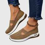 Chaussures de Marche Femme Slip-On Légères Semelle Coussinée Casual Quotidien - Hiverline