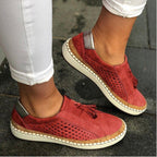 Chaussures Femme Slip-On Légères Semelle Coussinée Casual Quotidien Respirantes - Hiverline