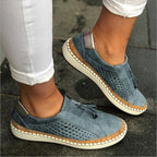 Chaussures Femme Slip-On Légères Semelle Coussinée Casual Quotidien Respirantes - Hiverline