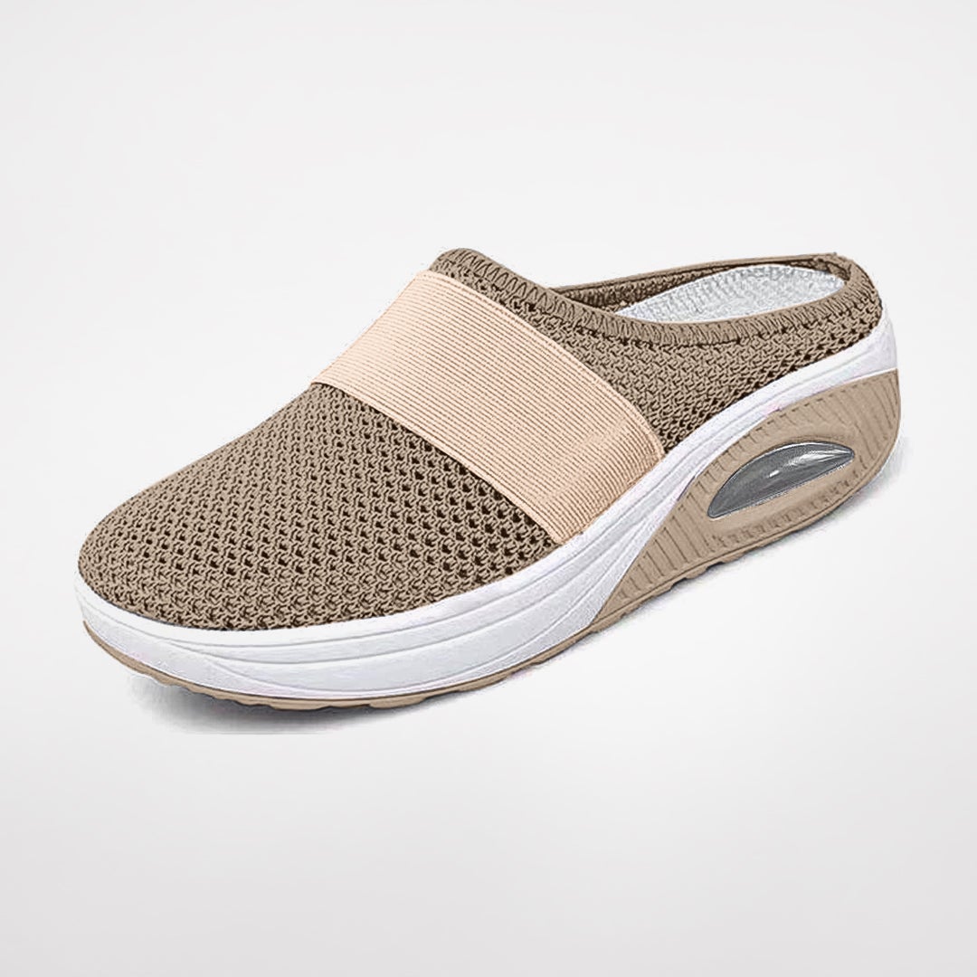 Chaussures Mules Femme à Enfiler Semelle à Air Respirantes Marche Décontractée - Hiverline