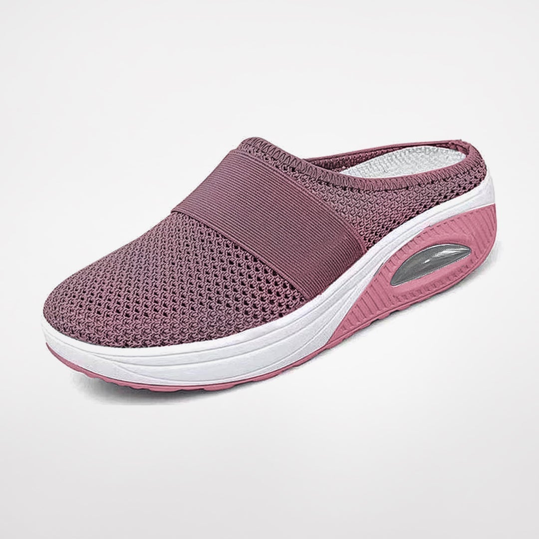 Chaussures Mules Femme à Enfiler Semelle à Air Respirantes Marche Décontractée - Hiverline