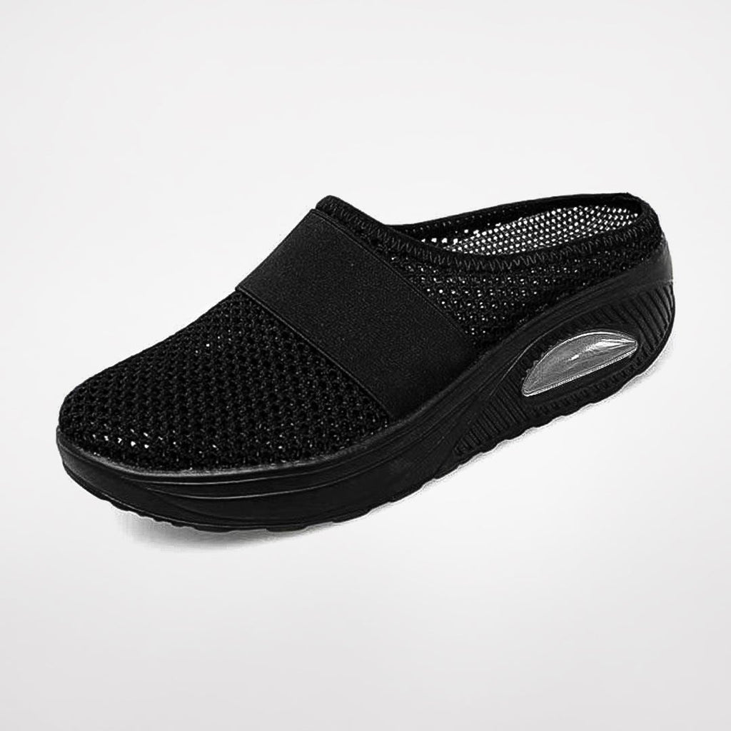 Chaussures Mules Femme à Enfiler Semelle à Air Respirantes Marche Décontractée - Hiverline