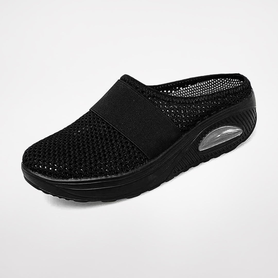Chaussures Mules Femme à Enfiler Semelle à Air Respirantes Marche Décontractée - Hiverline