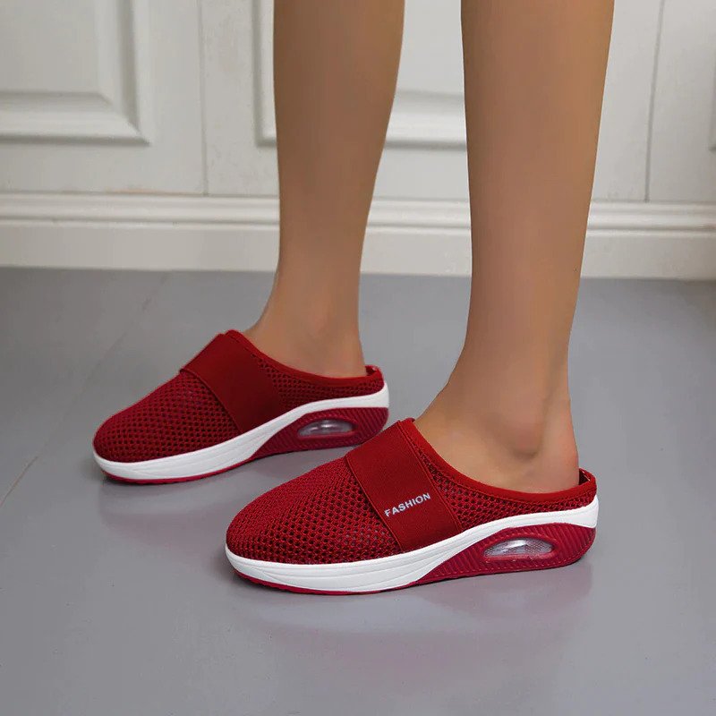 Chaussures Mules Femme à Enfiler Semelle à Air Respirantes Marche Décontractée - Hiverline