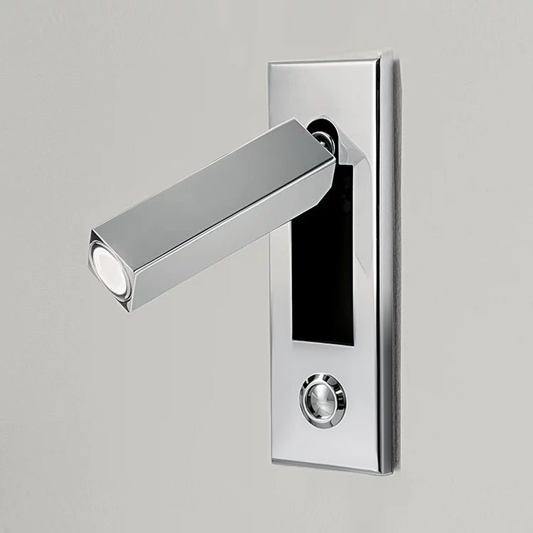 Integrierte, schwenkbare LED-Nachttischlampe, minimalistischer moderner Stil, Schlafzimmer Büro