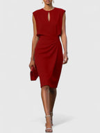 Robe Mini Formelle Pour Femmes Élégante Soirée Sophistiquée Enveloppante Coupe Flatteuse Polyvalente – Lisandrah