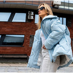 Doudoune Femme Oversize Matelassée Manteau d'Hiver Col Montant Coupe Ample - Hiverline