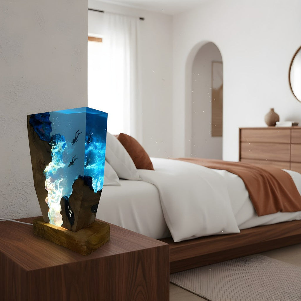 Lampe de Table Océanique | Éclairage Éblouissant