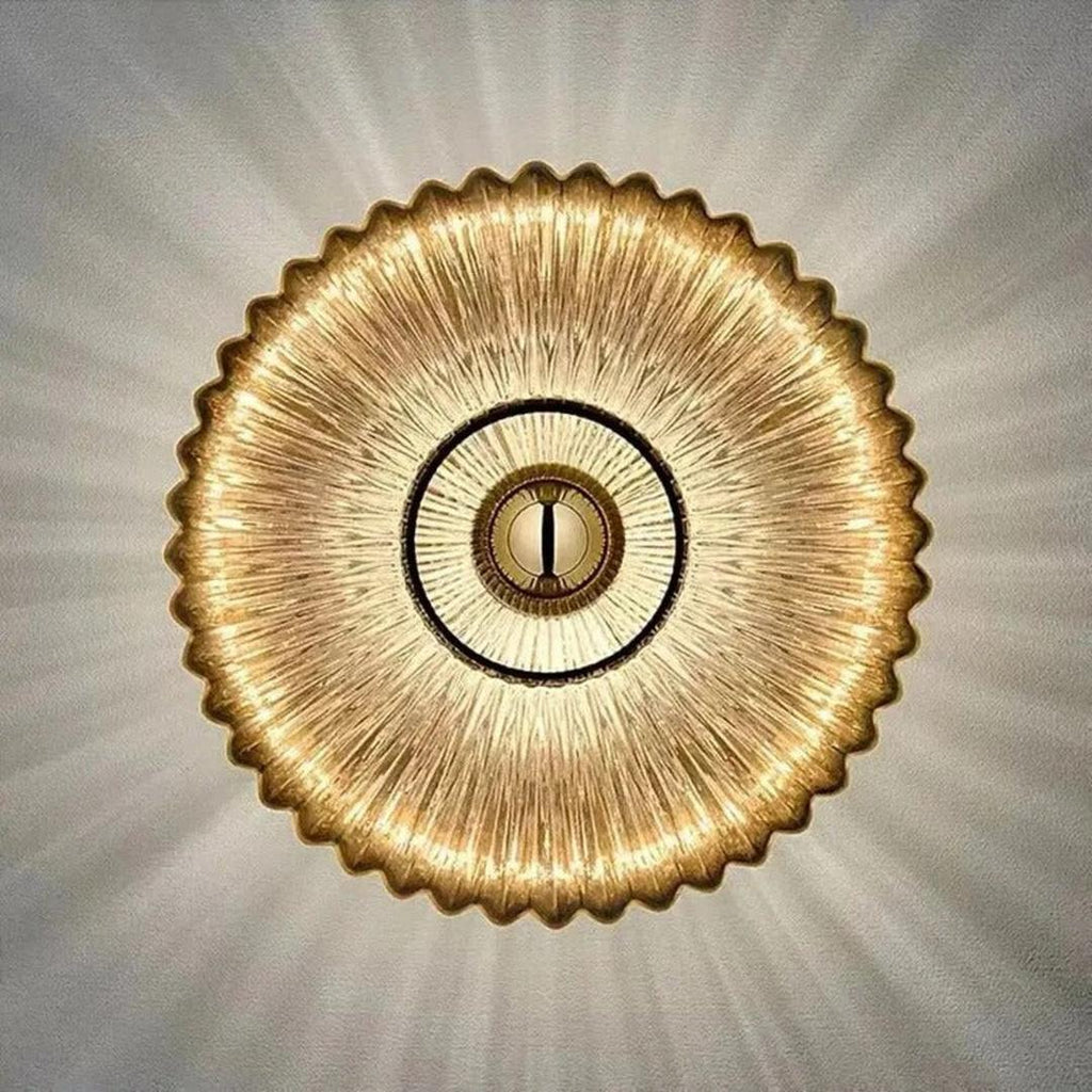 Appliques Murales en Verre Texturé | Éclairage d'Ambiance