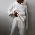 Ensemble Jogging Femme – Sweat à Capuche Oversize et Pantalon Ample - Hiverline