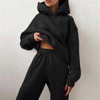 Ensemble Jogging Femme – Sweat à Capuche Oversize et Pantalon Ample - Hiverline
