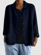 T-shirt Tricot Sophistiqué Femme Coupe Ample Confort Toute la Journée Météo Transitoire Douillet – Claudine