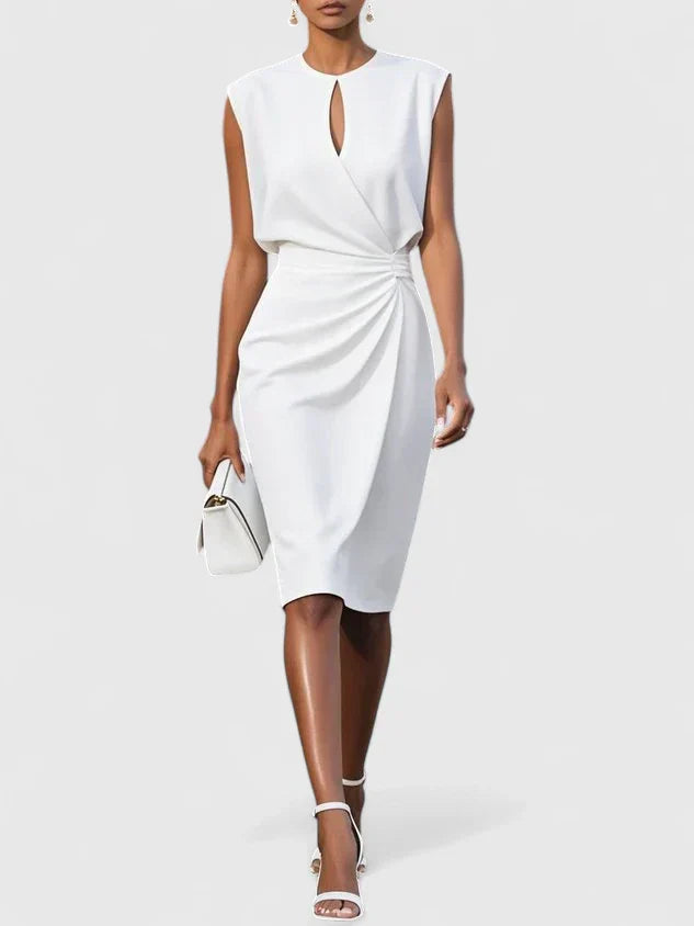 Robe Mini Formelle Pour Femmes Élégante Soirée Sophistiquée Enveloppante Coupe Flatteuse Polyvalente – Lisandrah