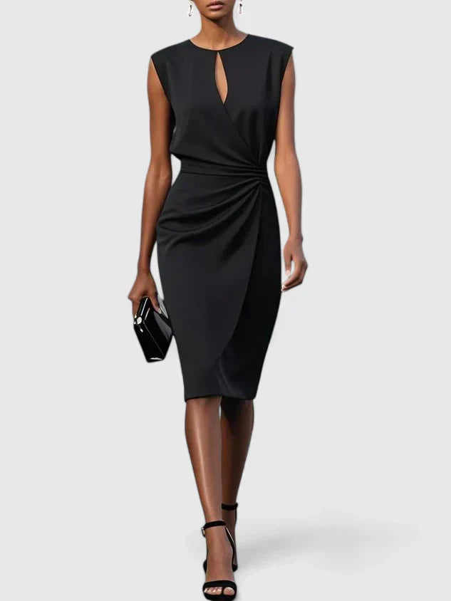 Robe Mini Formelle Pour Femmes Élégante Soirée Sophistiquée Enveloppante Coupe Flatteuse Polyvalente – Lisandrah