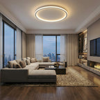 Modern Scandinavian Round LED Ceiling Light for Living Room and Bedroom
