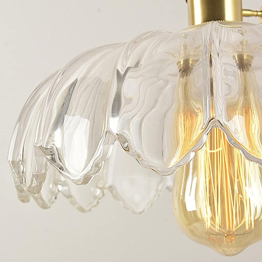 Lampe Suspendue Vintage à Motif Floral | Intérieurs Esthétiques