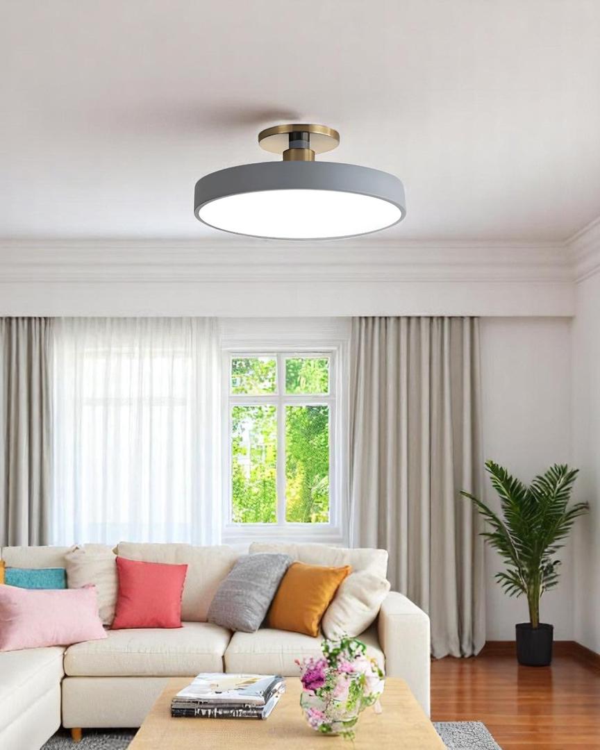 Plafonnier Semi-Encastré au Design Moderne