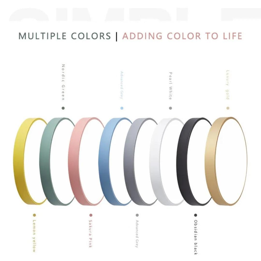 Plafonnier Rond en Bois | Design Scandinave