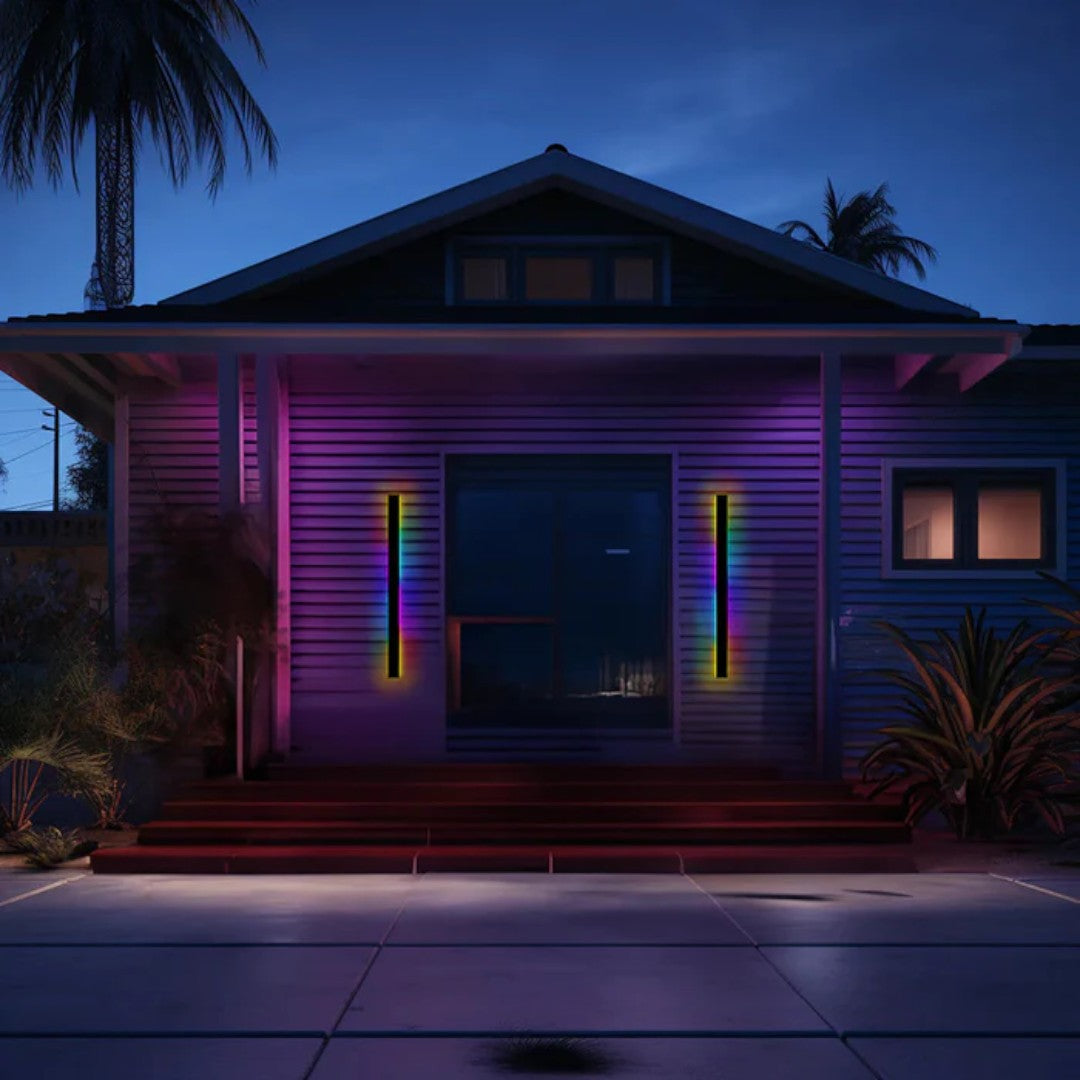 Contemporary Wall Light with Motion Detector