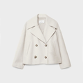 Manteau Court Femme Double Boutonnage Oversize Hiver Casual - Hiverline