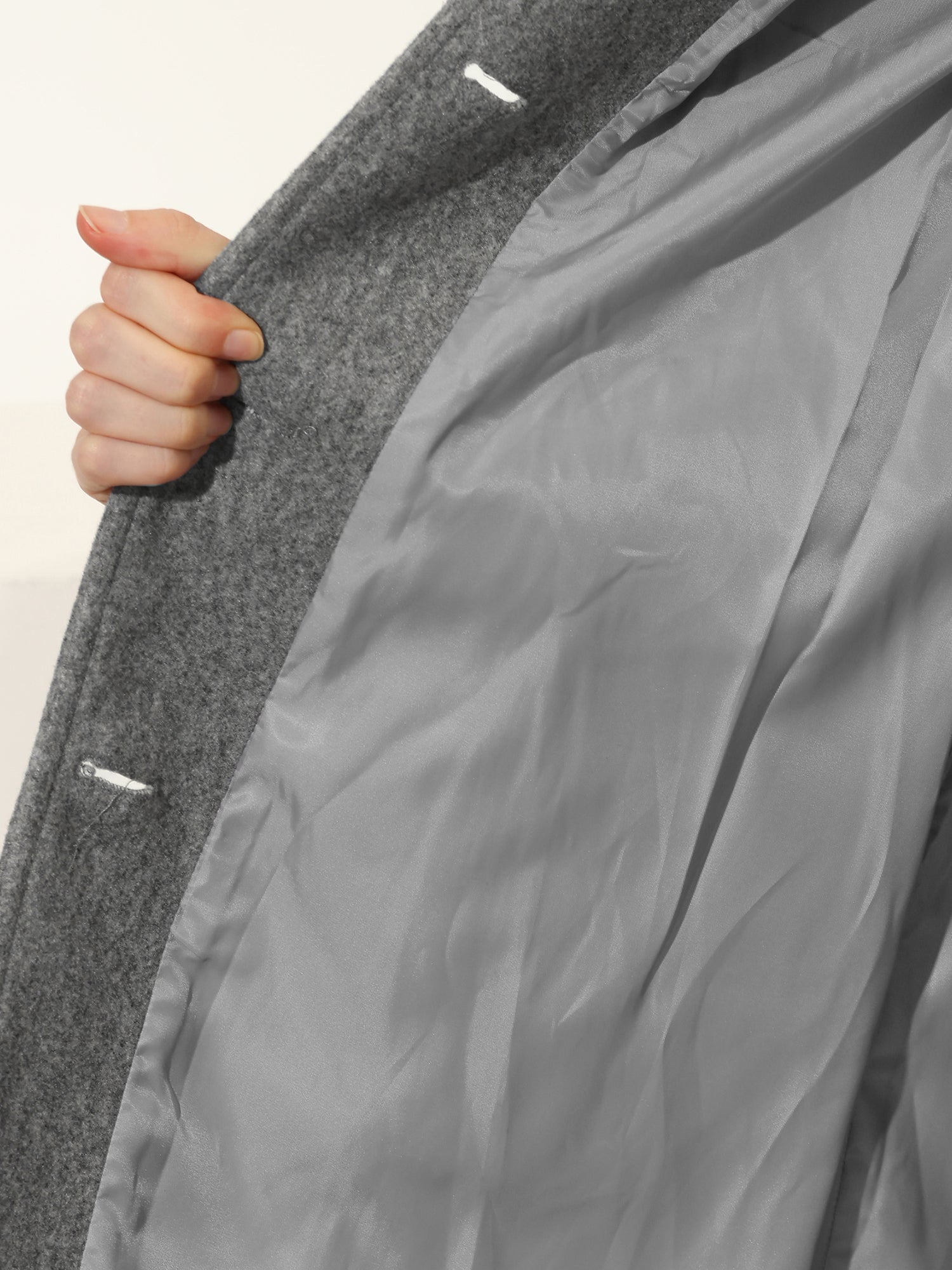 Manteau d'Hiver Femme à Simple Boutonnage Coupe Ajustée Col Structuré - Hiverline
