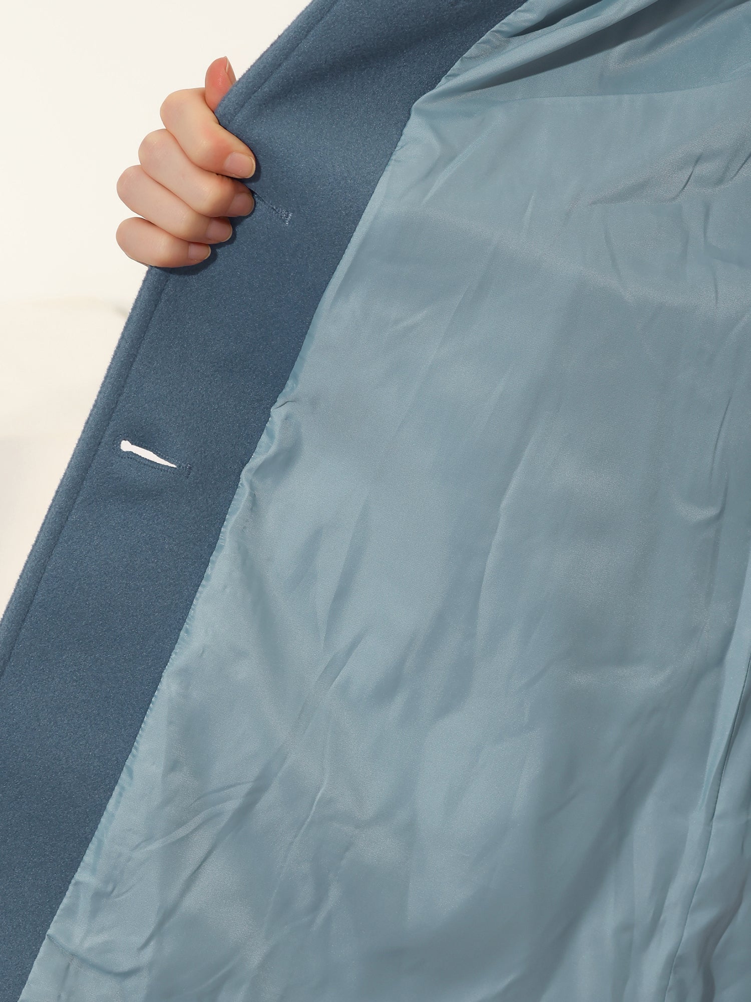 Manteau d'Hiver Femme à Simple Boutonnage Coupe Ajustée Col Structuré - Hiverline