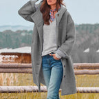 Manteau Femme à Col Revers et Boutonnage Simple - Hiverline