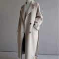 Manteau Femme Oversize à Revers Double Boutonnage - Hiverline