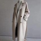 Manteau Femme Oversize à Revers Double Boutonnage - Hiverline